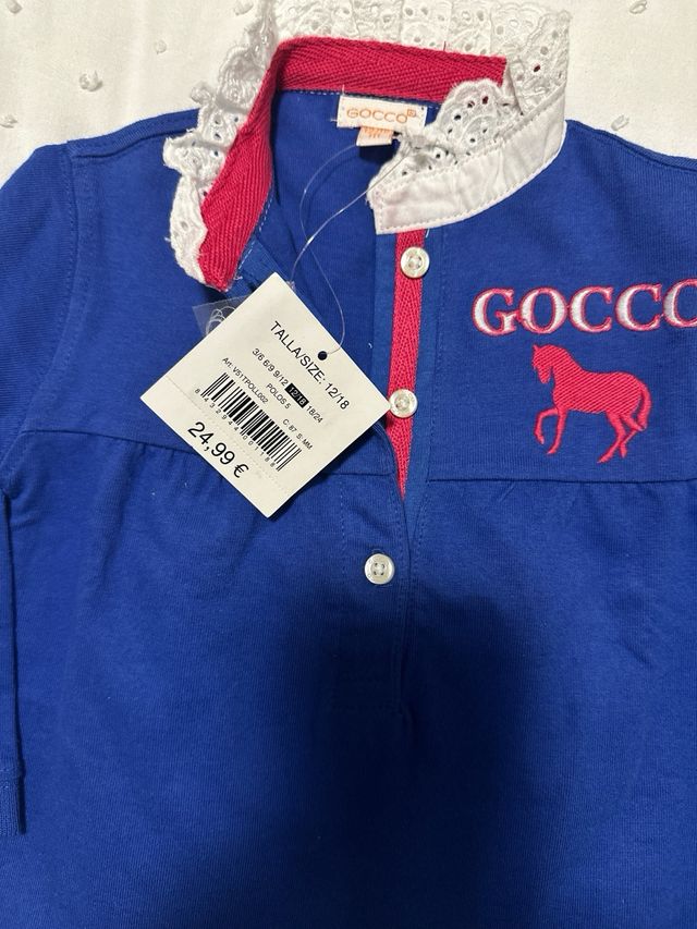 Polo Gocco bebé niña sudadera