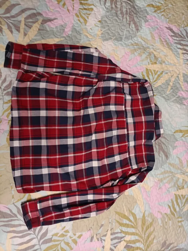 Camisa cuadros niño 15-16 años