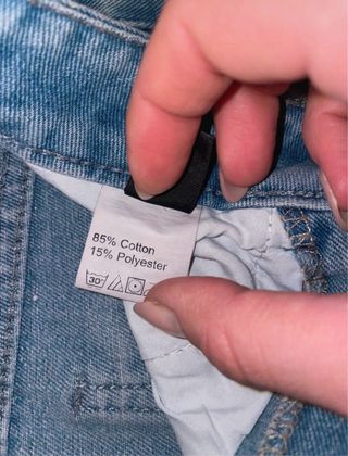 Jeans SHEIN donna con cuori rossi