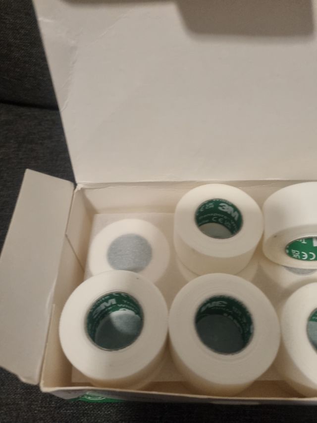 3M Transpore White Parche Quirúrgico 12 Rollos