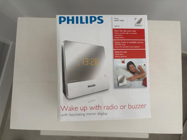 Radio Despertador Philips AJ3231 Plata