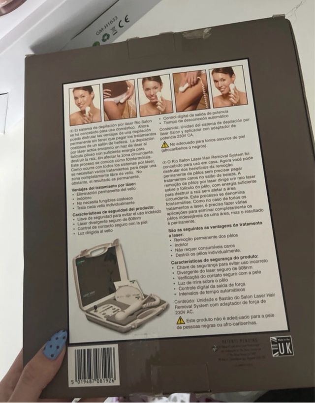 Máquina depilación láser Rio Profesional