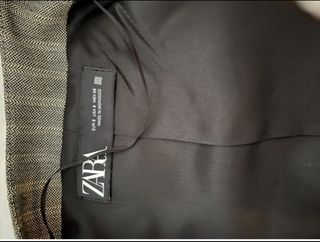 Chaleco Zara Mujer Raya Gris nuevo