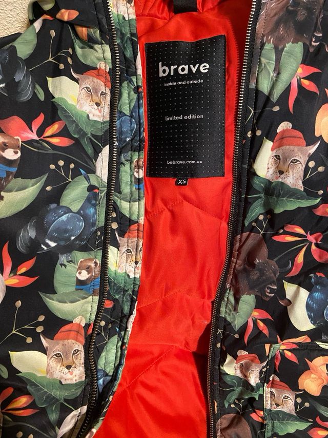 Abrigo invierno estampado XS-S