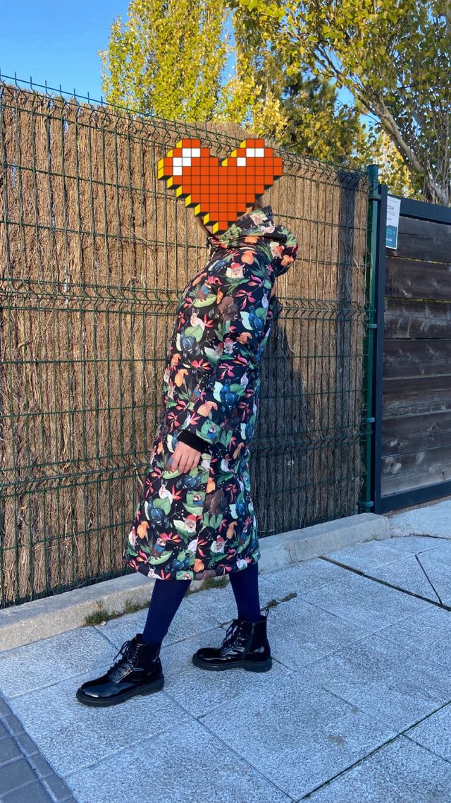 Abrigo invierno estampado XS-S