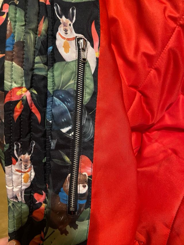 Abrigo invierno estampado XS-S