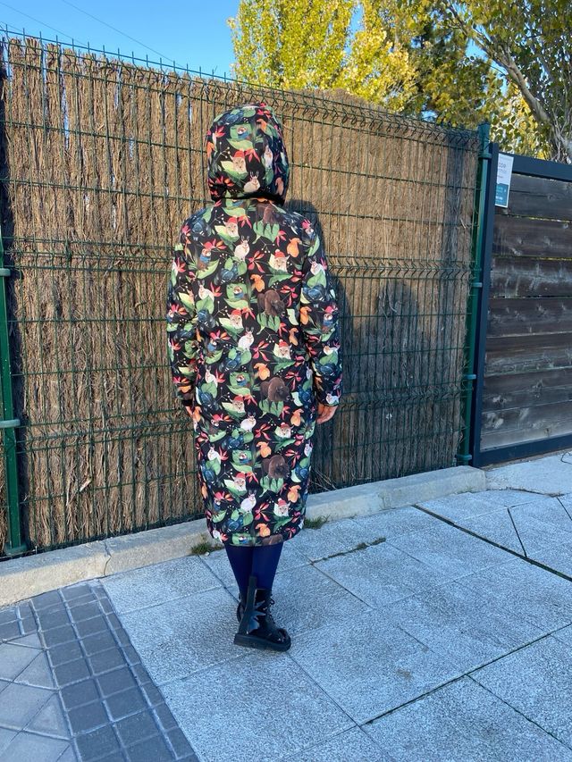 Abrigo invierno estampado XS-S