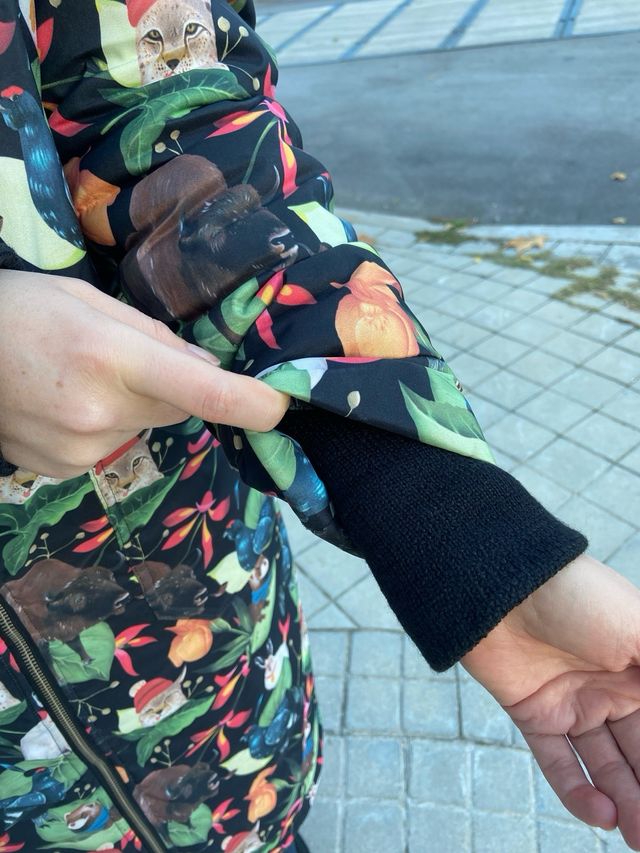 Abrigo invierno estampado XS-S