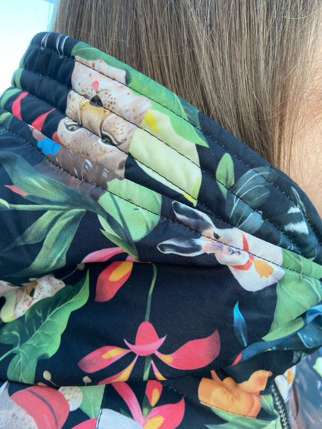 Abrigo invierno estampado XS-S