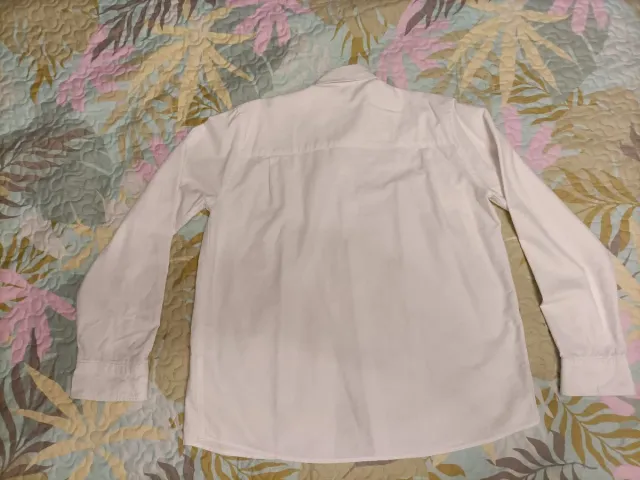 Camisa de vestir blanca niño talla 15-16