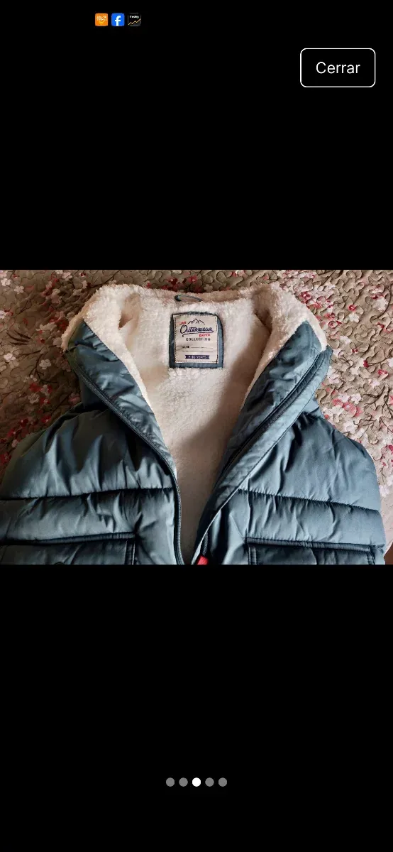 Chaleco acolchado verde