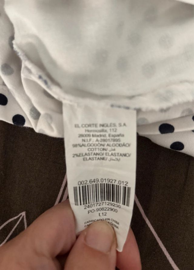 Shorts niña lunares con lazo