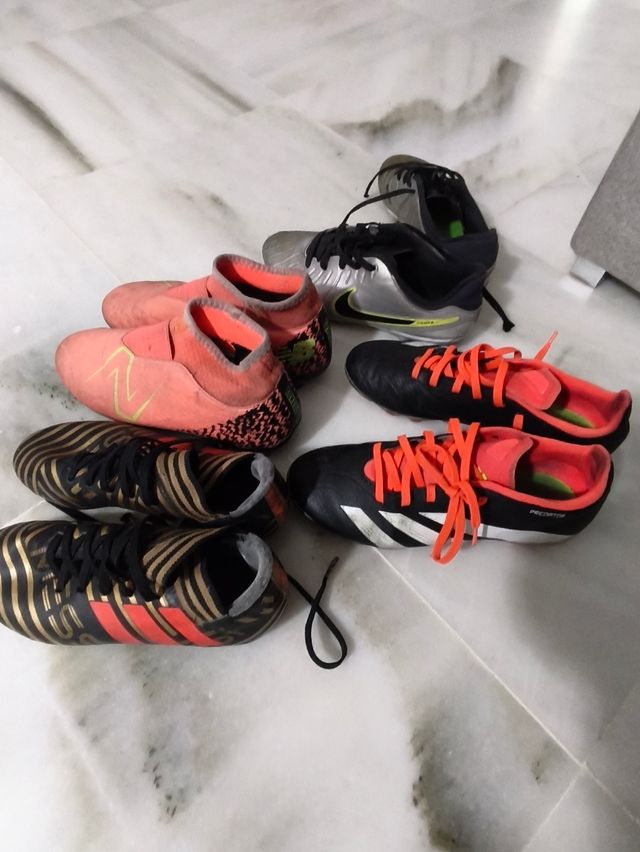 Lote 3 Botas Fútbol