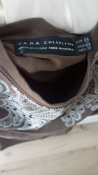 Camiseta Zara con pedrería ( M pero talla S)