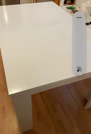 Mesa de comedor blanca extensible