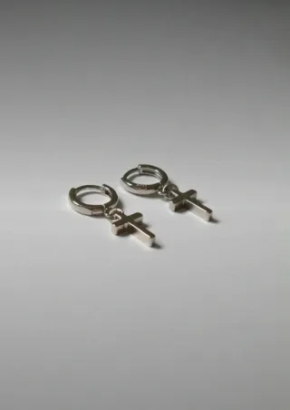 Lote 6 pares pendientes acero inoxidable