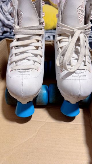 Patines blancos talla 37