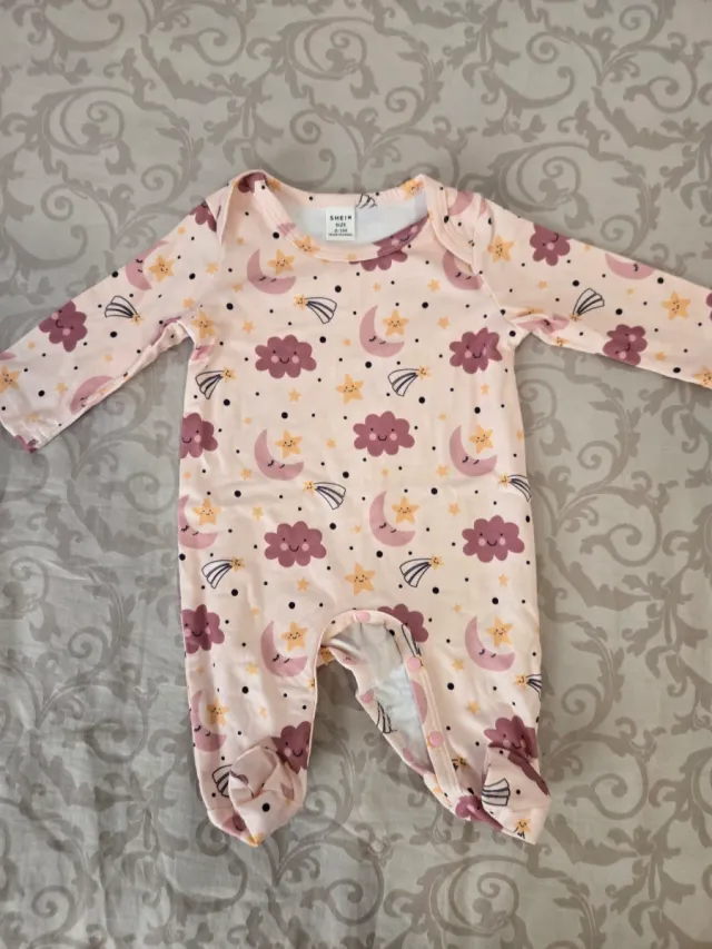 2 Pigiami Morbidi Bebè Luna e Stella