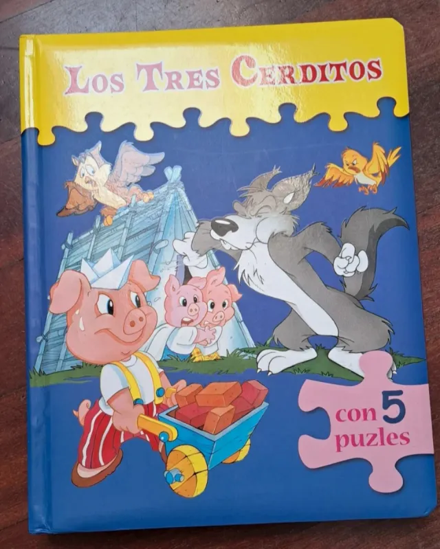Los Tres Cerditos: Libro con 5 puzles