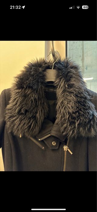 Cappotto Zara XS con pelliccia