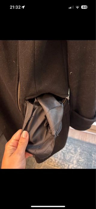 Cappotto Zara XS con pelliccia