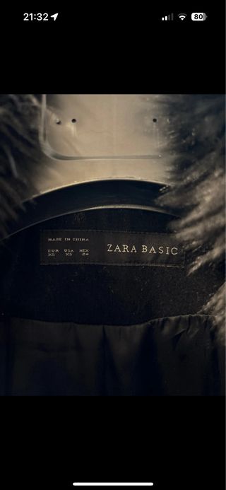 Cappotto Zara XS con pelliccia