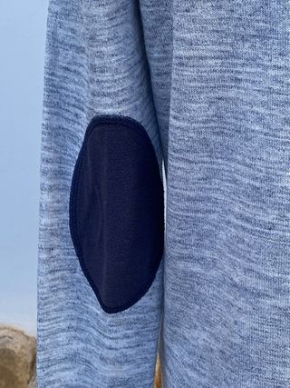 Jersey Springfield Manga Larga Gris y Azul