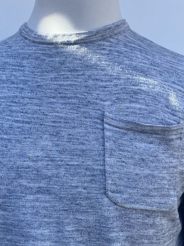 Jersey Springfield Manga Larga Gris y Azul