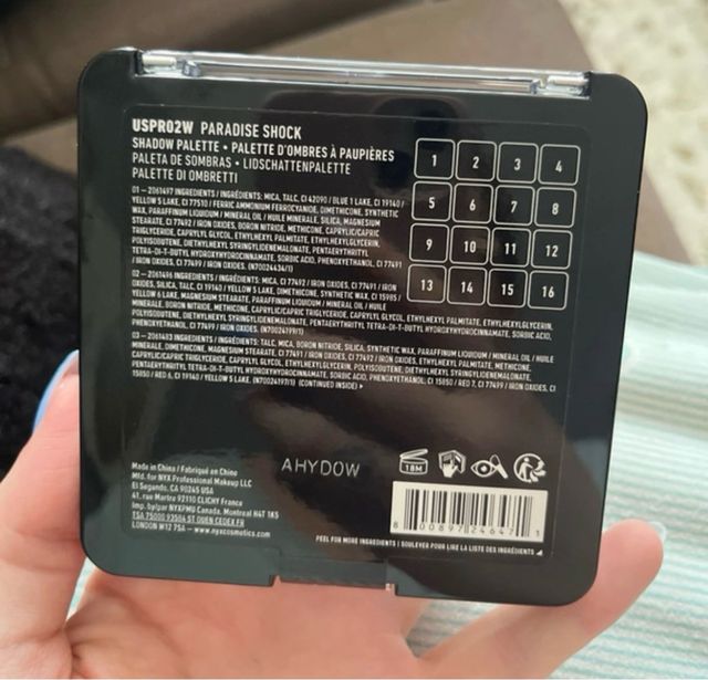 Paleta Sombras NYX Ultimate Paradise Shock