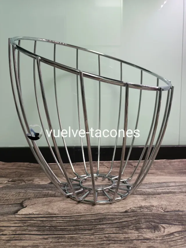 Frutero moderno acero inoxidable diseño curvo