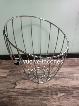 Frutero moderno acero inoxidable diseño curvo