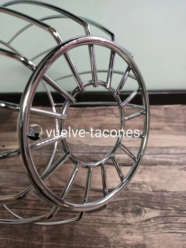 Frutero moderno acero inoxidable diseño curvo