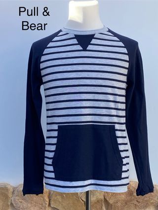 Jersey Pull&Bear rayas y bolsillo
