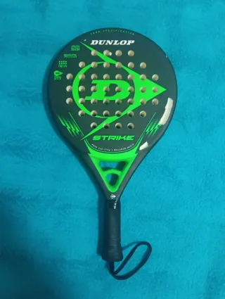 Pala de pádel Dunlop Strike Negra/Verde