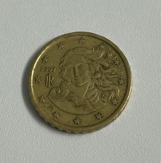 Moneda 10 céntimos euro 2002 Italia Venus