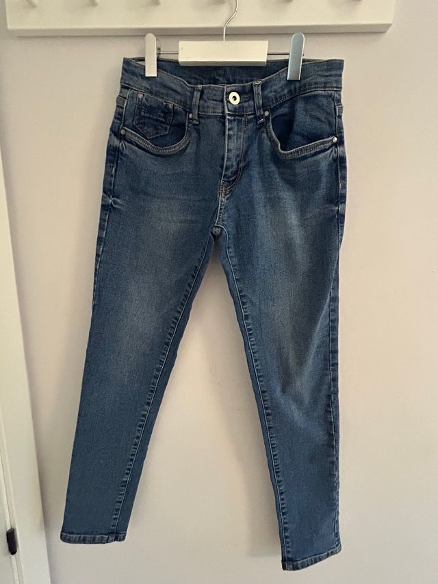 Vaqueros pitillo niña Pepe Jeans azul