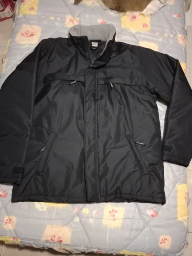 Parka impermeabile nero