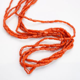 Parure corallo rosso e argento