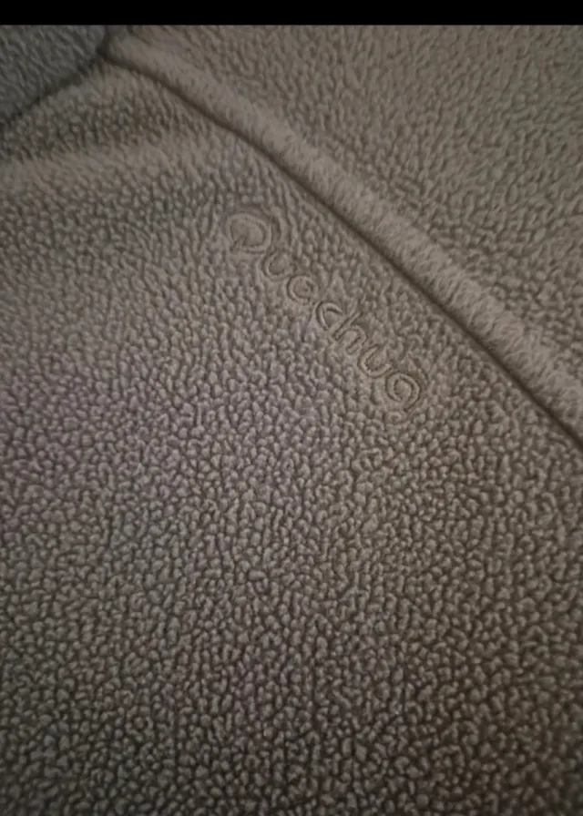 Sudadera Quechua gris y rosa mujer