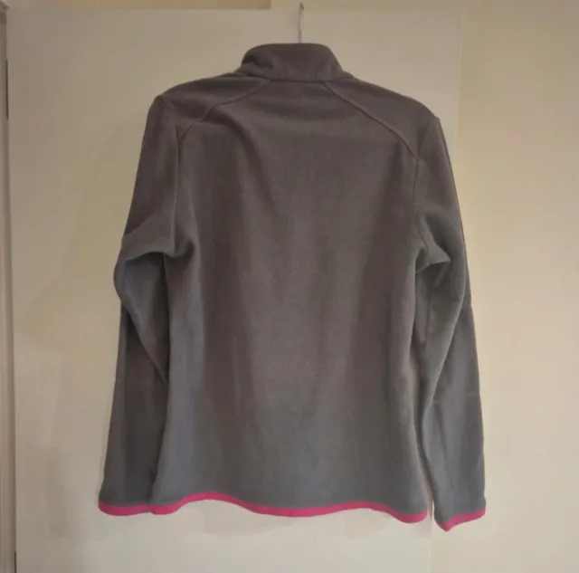 Sudadera Quechua gris y rosa mujer