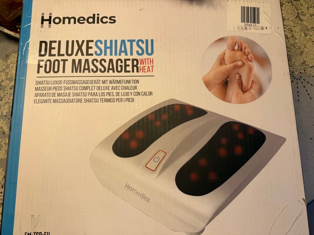 Massaggiatore piedi HoMedics Deluxe Shiatsu con calore