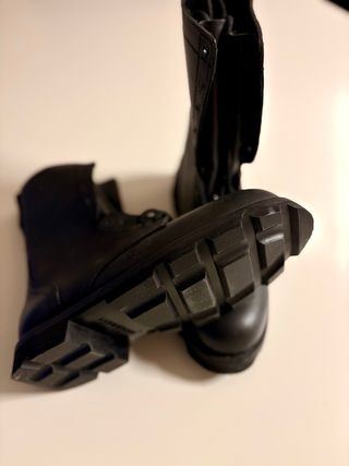 Botas militares piel talla 43