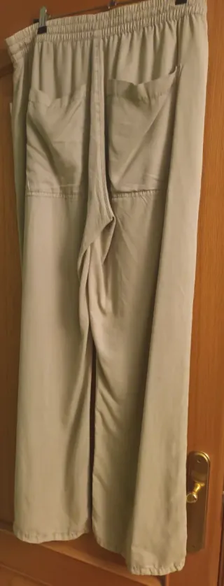 Pantalones palazzo verde oliva