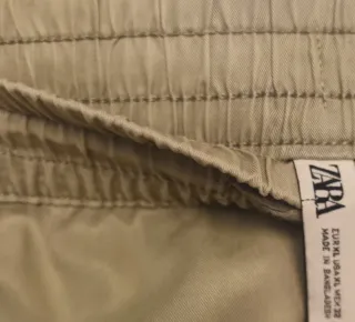 Pantalones palazzo verde oliva