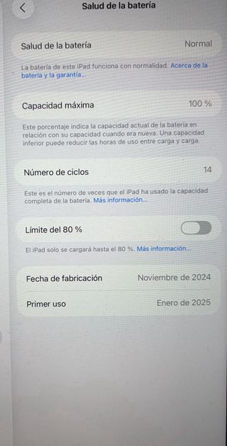 NuevoiPad mini 2025 128GB Gris en perfecto estado.