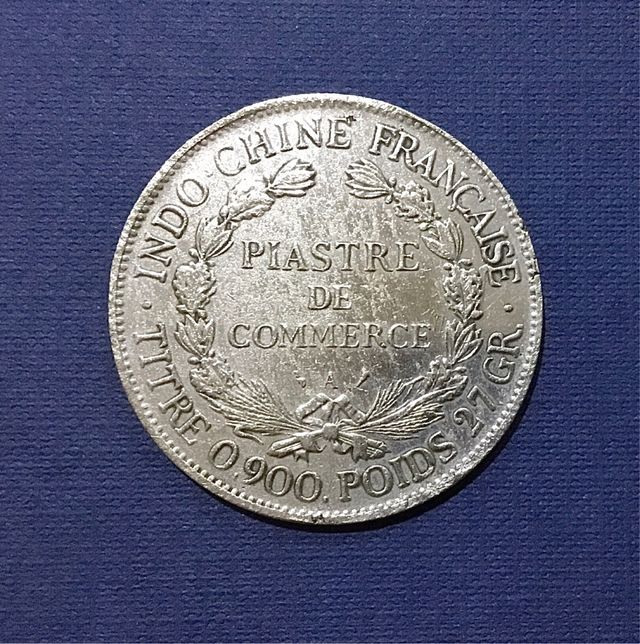 Réplica 1 Piastra Indochina Francesa 1908