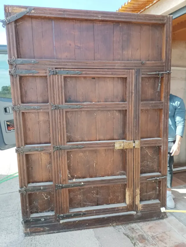 Portón antiguo de madera, MEDIDAS 240X180