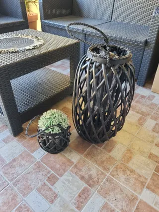 Conjunto Muebles Terraza Ratán Sintético