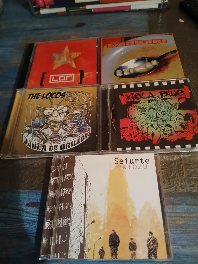 Lote 5 CDs Rock y Pop