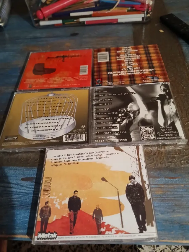 Lote 5 CDs Rock y Pop